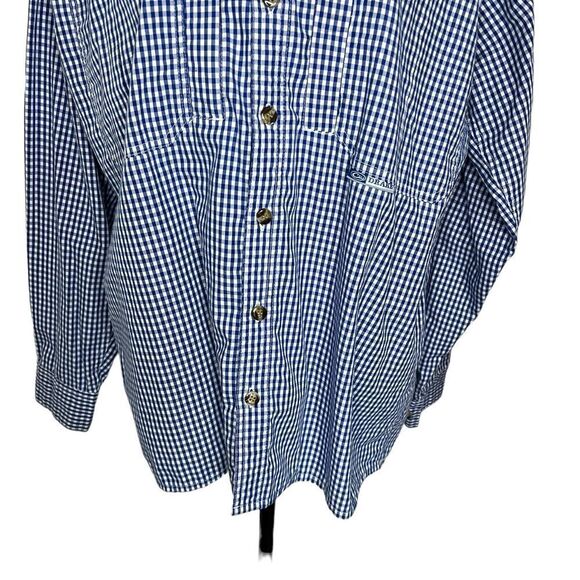 DRAKE UNIVERSITY OF KENTUCKY BLUE CHECKERED BUTTON UP WINGSHOOTERS SHIRT SIZE S - Picture 11 of 11